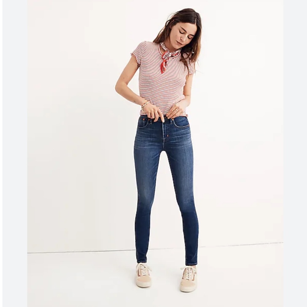 Madewell High Riser Skinny Jeans